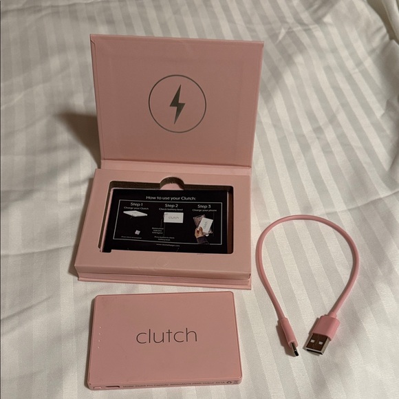 Clutch Other - Clutch Portable Power Bank Charger in Pink